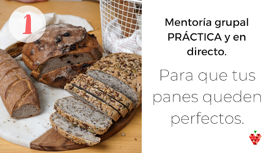 Mentoría grupal del curso masas y panes sin gluten de Lucía Gómez.